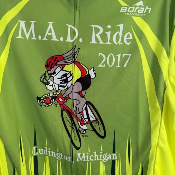 Borah M.A.D. Ride Cycling Jersey size XL NEW - Picture 3 of 9